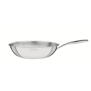 Imagem de Wok em Aço Inox Corpo Triplo com Cabo 28 cm 3,4 L Grano Tramontina