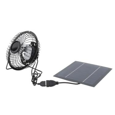 Imagem de Zhjvihx Fã Solar Ao Ar Livre, Ventilador de Painel Solar 5W para Casa de Cachorro