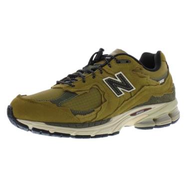 Imagem de New Balance Tênis masculino 2002, tênis esportivo, Alto deserto/musgo escuro/preto, 42