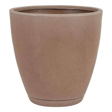 Imagem de Vaso De Planta Grande Plastico Castanho 35X35Cm Fuji