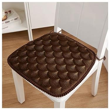 Imagem de Almofadas De Cadeira De Cozinha Com Laços 6 Pack Almofada De Assento Antiderrapante Em Forma De U Almofada De Cadeira De Sala De Jantar 18x17 Polegadas Capa De Assento Lavável, Blue, 4 pack