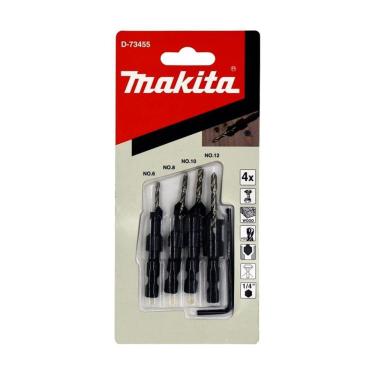 Imagem de Jogo De Broca Escareadora Com 4 Peças Makita D-73455