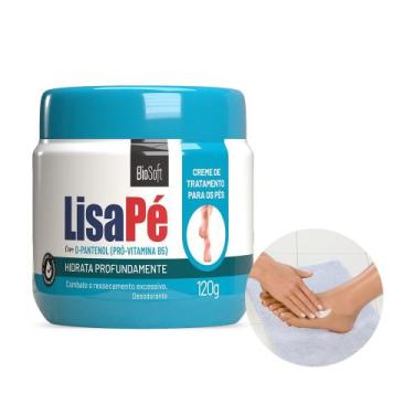 Imagem de Creme para Rachadura nos Pés Ressecados Hidratante LisaPé D-Pantenol 1