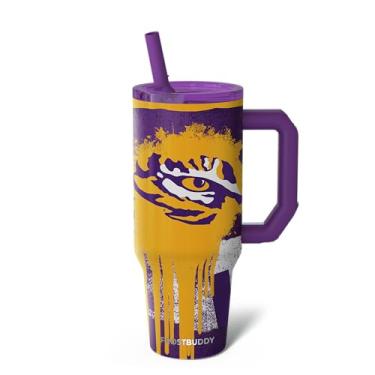 Imagem de Thicc Buddy - Copo de aço inoxidável isolado a vácuo de 1,134 g com tampa e canudo para água - Caneca de viagem compatível com porta-copos - presentes para mulheres e homens ele ela