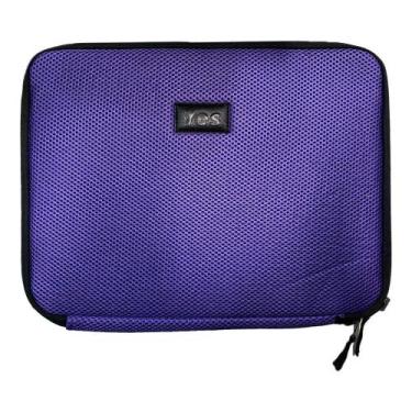 Imagem de Pasta Capa Para Laptop 14 Dupla Face Com Alça Preto/Roxo Yes