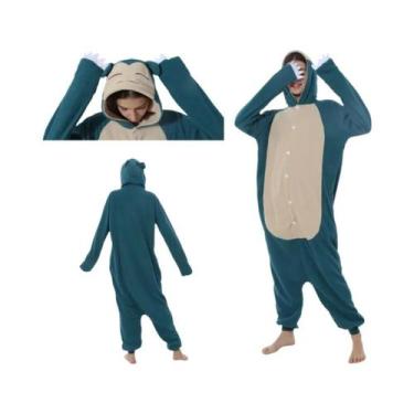 Imagem de Pijama Kigurumi Adulto De Pokémon Pikachu, Gengar, Snorlax, Eevee, Squ