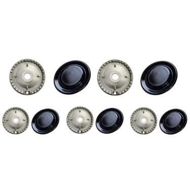 Imagem de Kit Queimador + Espalhador Para Fogão Brastemp Bfs5tar - 5B