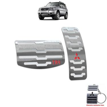 Imagem de Pedaleira Automático Mitsubishi Pajero TR4 2010 A 2015 Prata