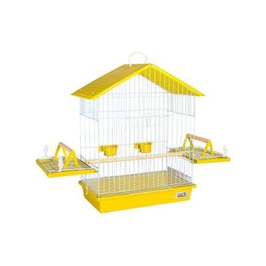 Imagem de Gaiola calopsita plas.teto am jel - JEL PLAST