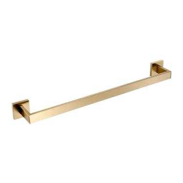 Imagem de Ferragens de banheiro ouro escovado acessórios de banheiro suporte de escova de vaso sanitário suporte de papel higiênico barra de toalha rack cabide gancho saboneteira elegante (suporte de papel de