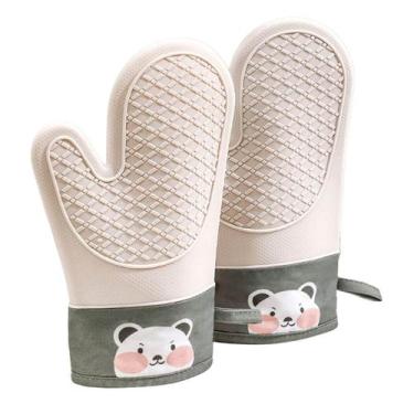 Imagem de Luva Multiuso de Silicone para Cozinha Forno Churrasco Proteção Térmic