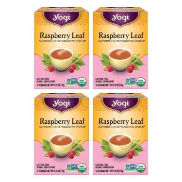 Imagem de Tea Yogi Raspberry Leaf Organic 64 saquinhos de chá sem cafeína