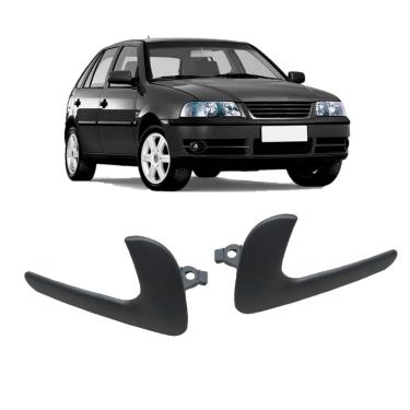 Imagem de Par Gatilho Da Maçaneta Puxador Interno Gol G3 2005 Plástico