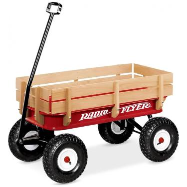 Imagem de Carrinho de Passeio Radio Flyer para Crianças, Carrinho de Mão, Carrinho de Praia, Carrinhos com Rodas, Brinquedos Externos para Crianças de