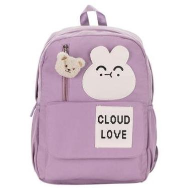 Imagem de Mochila Feminina  Arara Dourada - Ry6670 - Lilás - U-Feminino