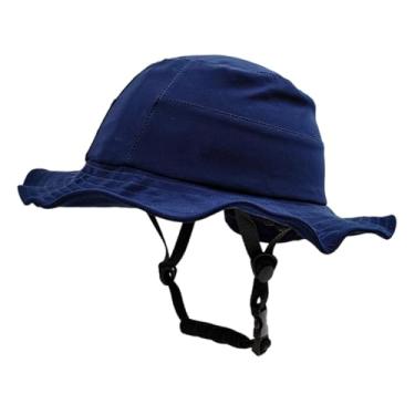 Imagem de YIJU Capacete de bicicleta, boné adulto, elegante, proteção solar, chapéu tipo pesca, para mulheres, unissex, ciclismo, equitação, Blue L