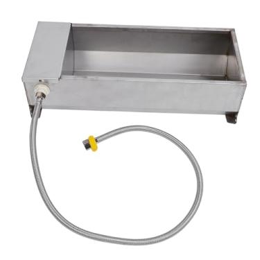 Imagem de Zerodis Calha de água Automática para Gado, Tigela de água Com Auto-enchimento de Aço Inoxidável para Cães, Cavalos, Cabras, Porcos e Vacas - 19,69 X 8,27 Polegadas, Design de Grande Capacidade,