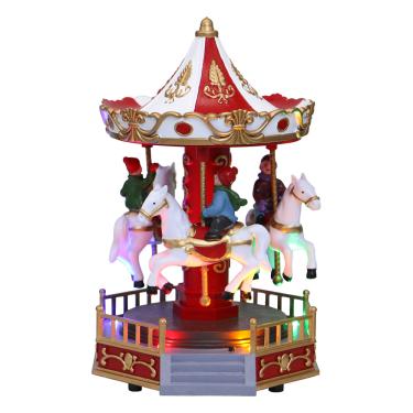 Imagem de CENARIO CARROSSEL MUSICAL C/LED FST