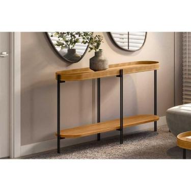 Imagem de Aparador De Sala Jantar Monaco C- 1 Prateleira Nature-tauari Fosco - Linea Brasil