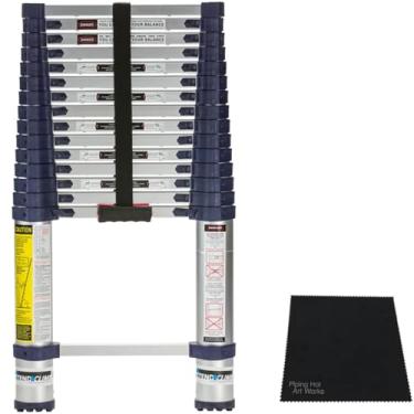 Imagem de Escada telescópica Xtend & Climb 15,5 FT 785P + | Escada de extensão de alumínio profissional | Escada telescópica resistente com pés sobremoldados | Carga de 113 kg | Portátil e compacta - Inclui