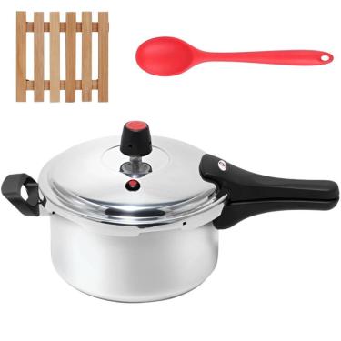 Imagem de Panela De Pressão 3L Fechamento Externo + Descanso + Colher