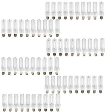 Imagem de Lampada Fluorescente 15w Kit 60 Uni 220v Iluminaçao Branco Frio Luz Decoraçao Ambiente Casa