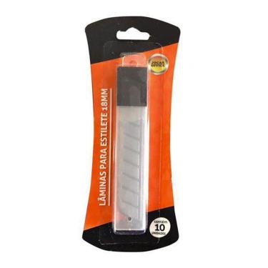 Imagem de Lâminas Para Estilete Largo Com 10 Unidades Jocar Office