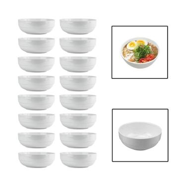 Imagem de Kit 16 Tigelas Bowl 500Ml Melamina Cumbuca Caldo Sopa Salada