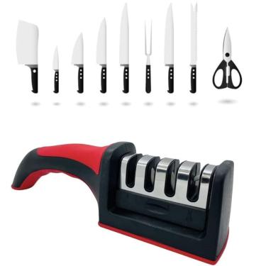 Imagem de Afiador Facas  3 Opções Afiamento