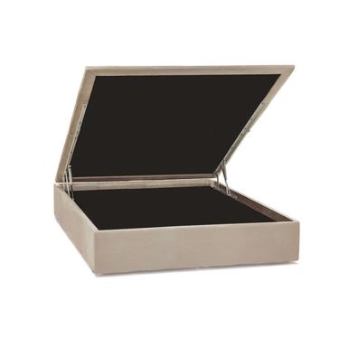 Imagem de Cama Box Baú Universal Casal Suede Clean (138x188x35) - Ortobom