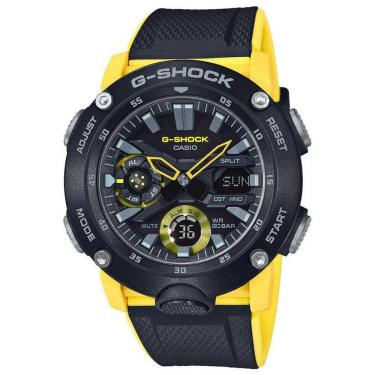 Imagem de Relógio CASIO G-SHOCK masculino anadigi GA-2000-1A9DR