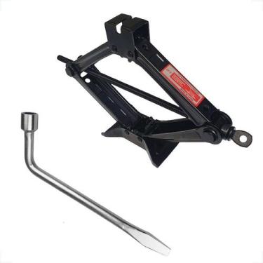 Imagem de Kit Emergencia Carro Macaco 2 Ton Chave De Roda L 19mm Aço - IDEA