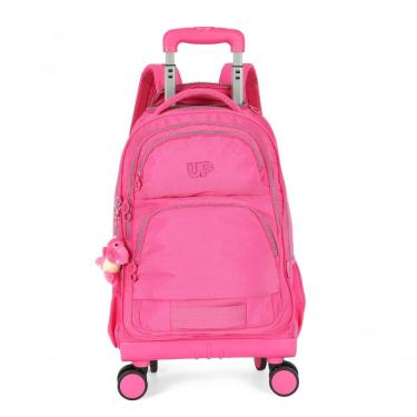Imagem de Mochilete Com Carrinho Rosa - Unico Rosa