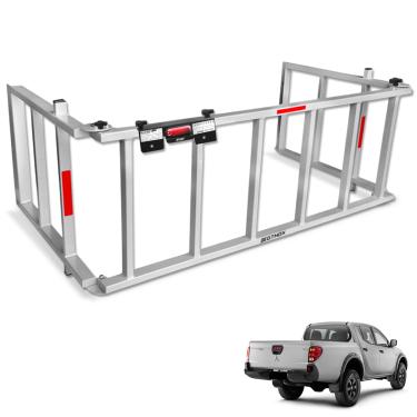 Imagem de Extensor De Caçamba L200 Triton 2017 a 2025 Rampa Prata