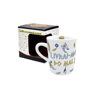 Imagem de Caneca de Porcelana 270ml Filtro dos Sonhos – Estampa Mística Decorativa para Café, Chá e Presente Criativo