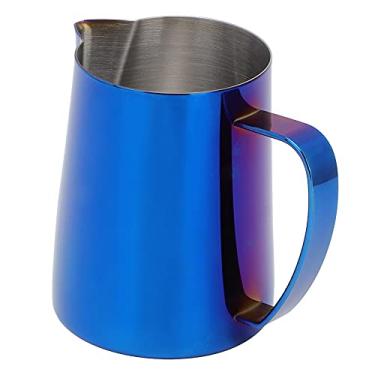 Imagem de Phefop Jarra de café de Aço Inoxidável 600ml, Copo para Espuma de Leite, para Uso Doméstico e de café Com Latte (#11)