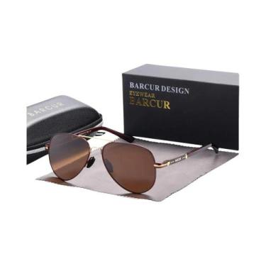 Imagem de Óculos De Sol Polarizados Masculinos Estilo Piloto Para Dirigir, Pesca