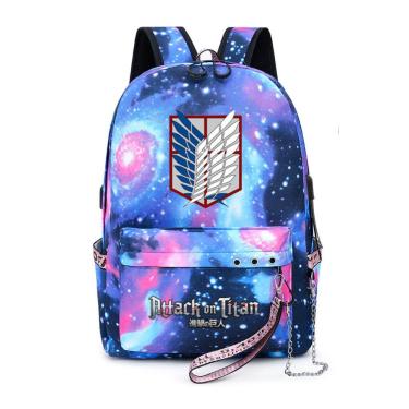 Imagem de Mochila Attacks on Titans Levis Ackermans Levis Ackermans