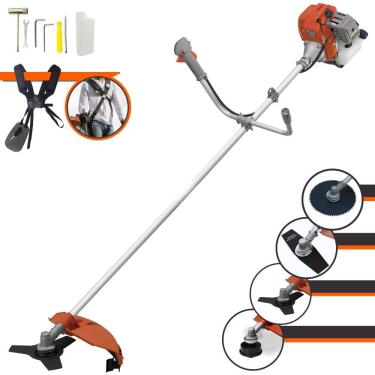 Imagem de Roçadeira Multifunções Tekna RL520AC-G2 À Gasolina 52cc 2HP 4 Opções de Corte Com Faca 2 Pontas, Faca 3 Pontas, Faca 80 Dentes e Carretel de Nylon