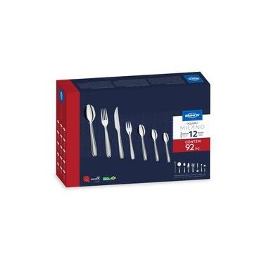 Imagem de Faqueiro Brinox Milano 92 Peças Aço Inoxidável Inox