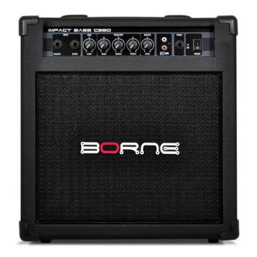 Imagem de Amplificador Borne Impact Bass Cb80 Para Contrabaixo De 30w Cor Preto 