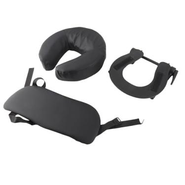 Imagem de CUOFYUNL Beleza Cama Encosto de Cabeça Berço em Forma de U Ajustável Mesa de Massagem Dobrável Travesseiro Berço Facial para Salão de Beleza Preto