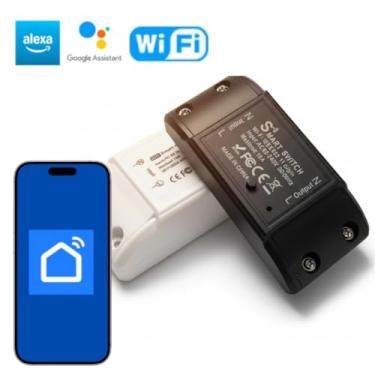 Imagem de Interruptor Inteligente WiFi Smart switch Suporte Cozy Life App Controle Alexa Google De Voz Doméstico
