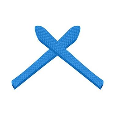 Imagem de Eye Opening Stuff Meias auriculares de substituição azul celeste para óculos de sol Oakley Jupiter SquaSky Blue