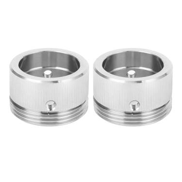 Imagem de Cryfokt Conjunto de Adaptador RA de Termostato de Aço Inoxidável Com Design Ergonômico para Necessidades de Conexão do de Aquecimento para Várias Válvulas de Aquecedor - Adaptadores 2 Unidades M30