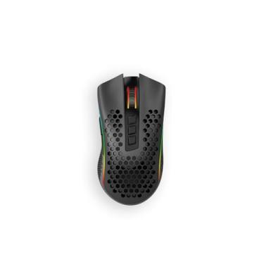 Imagem de Mouse Gamer Redragon Storm Pro RGB 16000 DPI Pixart Paw 3335 Wireless Preto - M808-KS