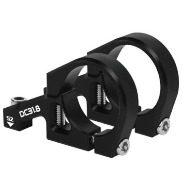 Imagem de Compatível com mesas de bicicleta DH/AM/FR MTB, fabricadas em liga de alumínio CNC, com montagem direta de 35 mm e 31,8 mm para garfos de ombro duplo.(31.8MM-BLACK)