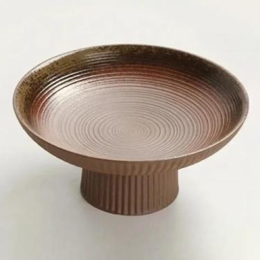 Imagem de FENNYYAR Prato de frutas doméstico de cerâmica Santuário budista, 17 cm, Deus da Riqueza, Guanyin, oferecendo prato de Buda