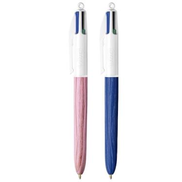 Imagem de Bic 4 Cores Est. Madeira Sort.