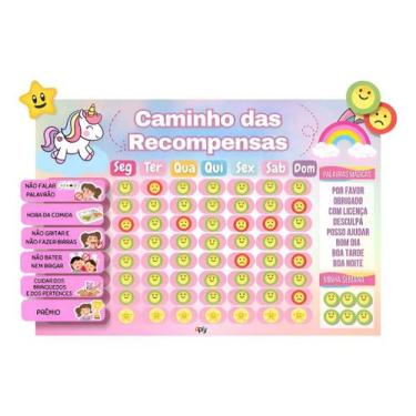 Imagem de Quadro De Rotina Infantil Incentivo Quadro Atividades Diária - OPFY